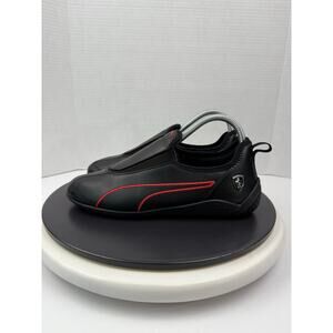 Puma Scuderia Ferrari Ridge Cat Womens Size 8 Sneakers 306666-01 Black Shoes